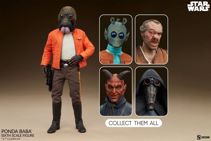 Sideshow Star Wars A New Hope Scum & Villainy Ponda Baba 1/6 Scale Figure