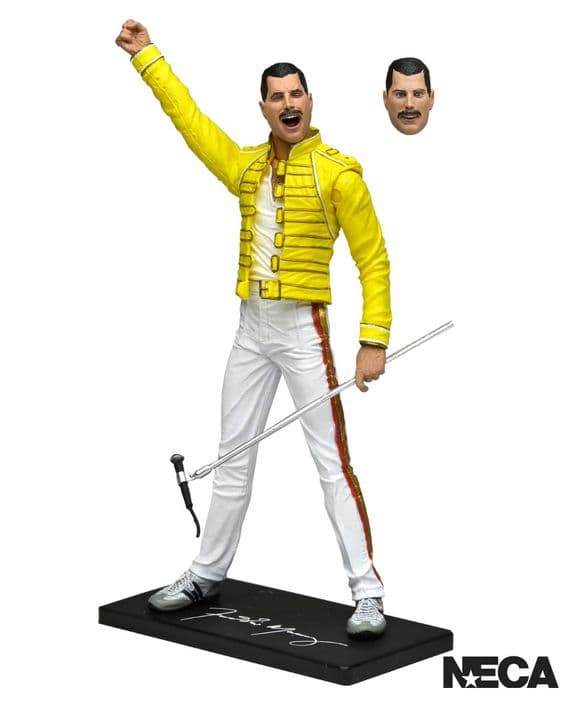 NECA Freddie Mercury (Yellow Jacket) Queen 7" Action Figure