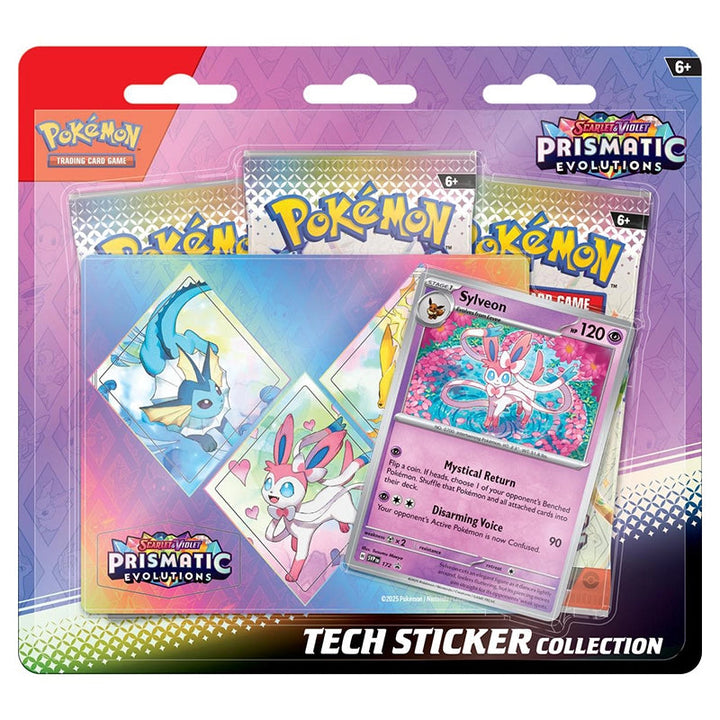 Pokémon TCG: Scarlet & Violet-Prismatic Evolutions Tech Sticker Collection - Sylveon