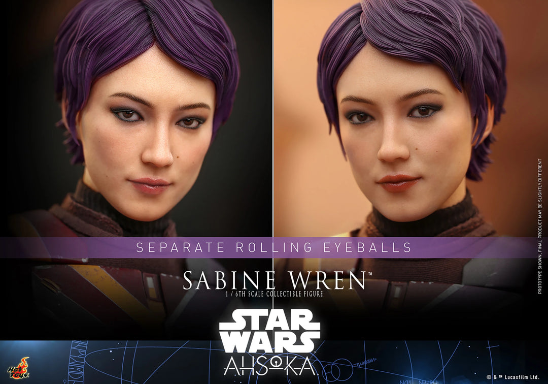 Hot Toys Star Wars Ahsoka Series Sabine Wren 1/6th Scale Figure