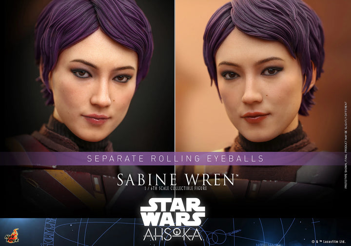 Hot Toys Star Wars Ahsoka Series Sabine Wren 1/6th Scale Figure