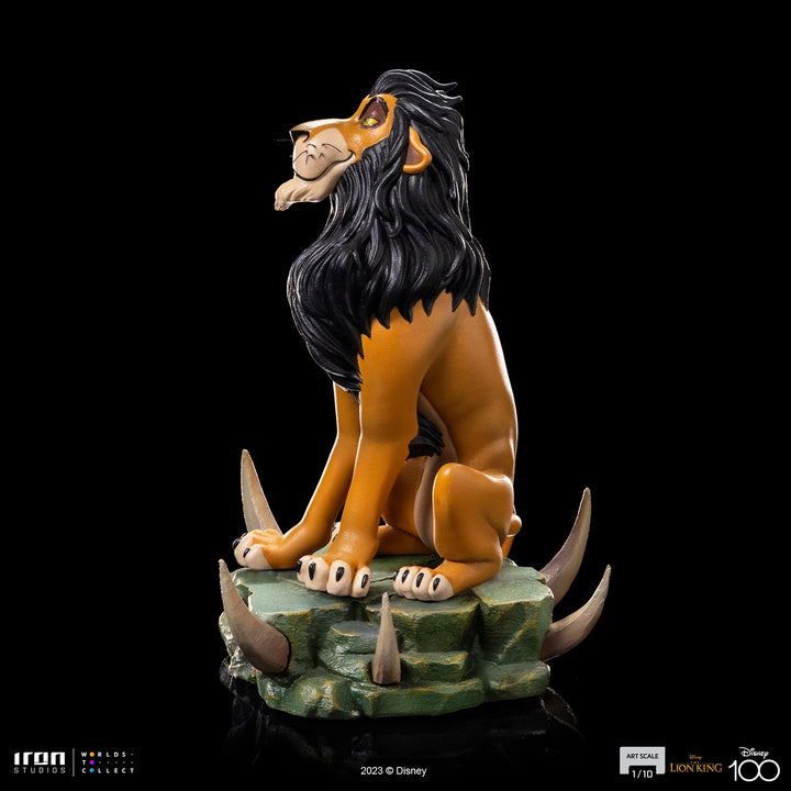 Iron Studios Disney The Lion King 1/10 Art Scale Scar Statue