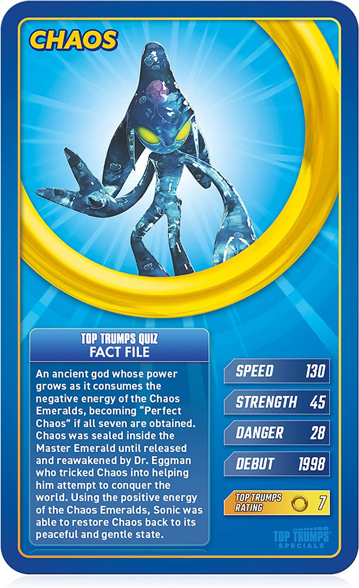 Top Trumps Specials Sonic