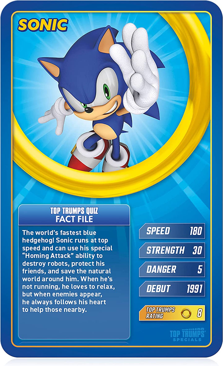 Top Trumps Specials Sonic