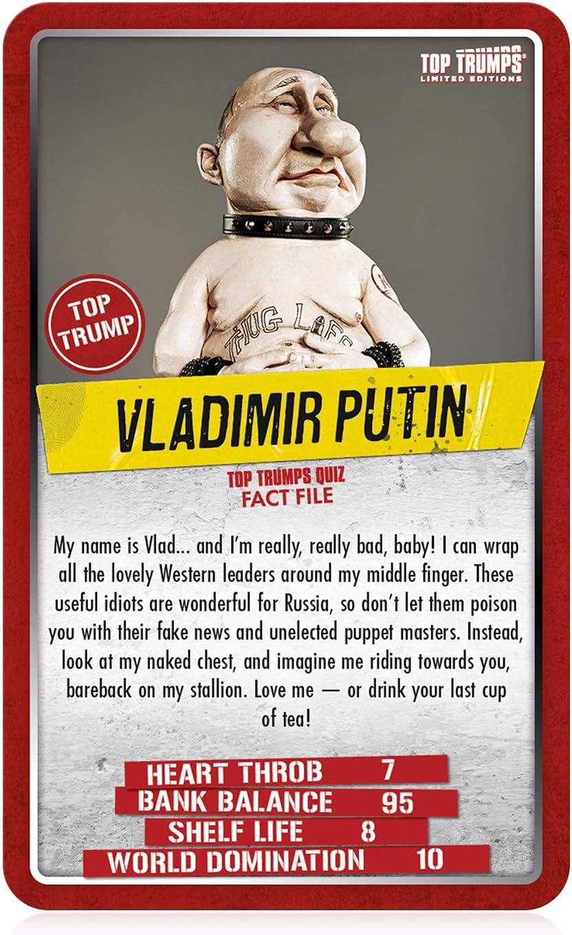 Top Trumps Limited Edition Spitting Image Card Game