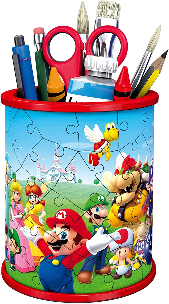 Super Mario Pencil Holder Puzzle (54 Pieces)