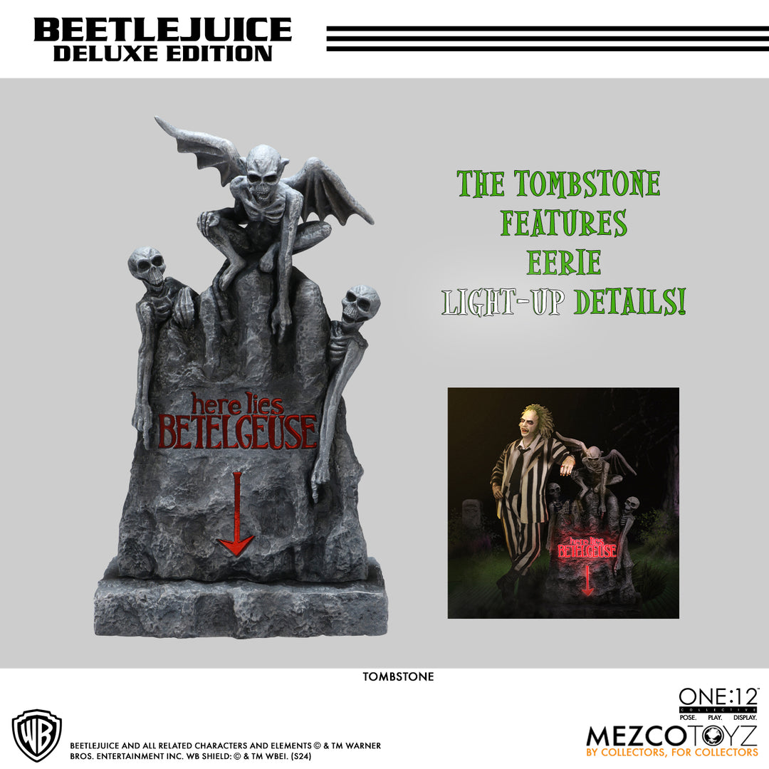 Mezco Beetlejuice (1988) One:12 Collective Beetlejuice Deluxe Edition