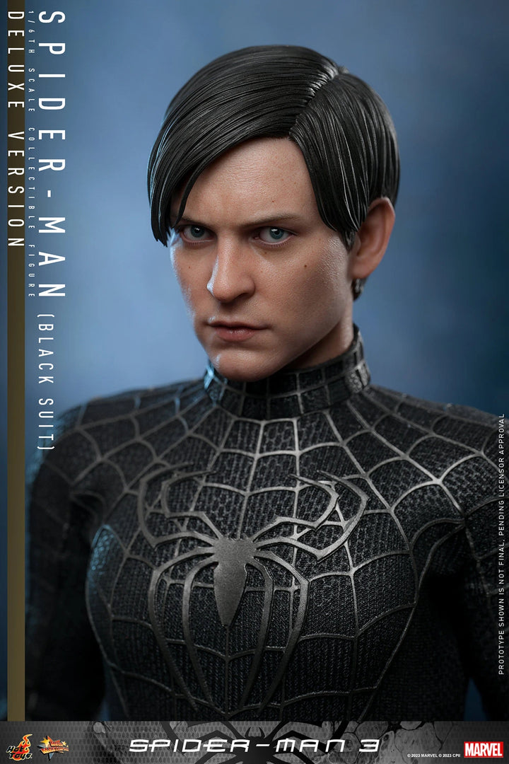 Hot Toys Spider-Man 3 Spider Man Black Suit 1/6th Scale Deluxe Figure