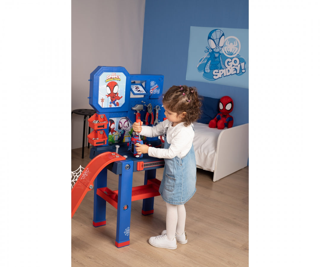 Marvel Spidey and His Amazing Friends Bricolo Workbench Playset