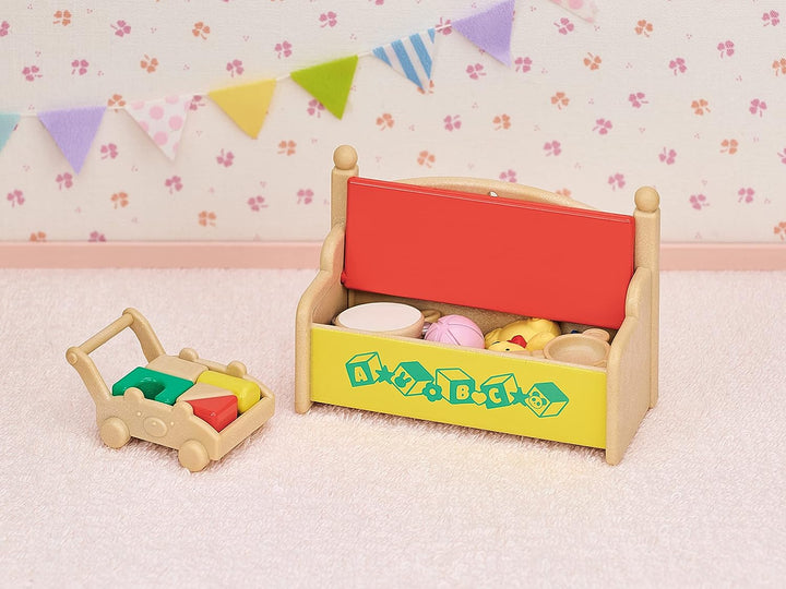 Sylvanian Families Baby's Toy Box: Snow Rabbit & Panda Babies