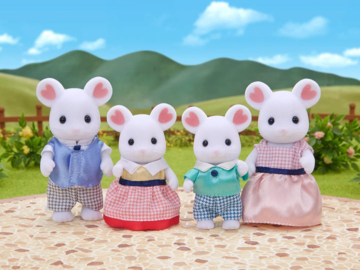 Sylvanian Families Marshmellow Mouse Family