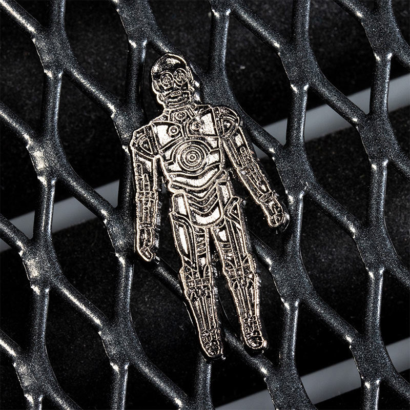 Official Pin Kings Star Wars Enamel Pin Badge Set C-3PO and Luke Skywalker (Hoth Battle Gear)
