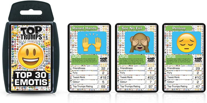 Top Trumps Classics Top 30 Emotis Card Game