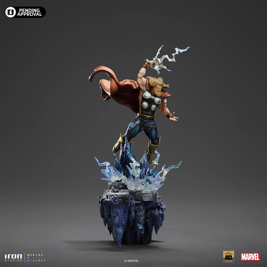 Iron Studios Marvel Comics Battle Diorama Series Thor (Infinity Gauntlet) Deluxe 1/10 Art Scale Limited Edition Statue