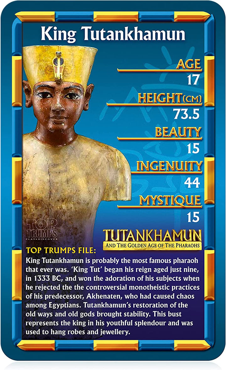 Top Trumps Classics Ancient Egypt Card Game