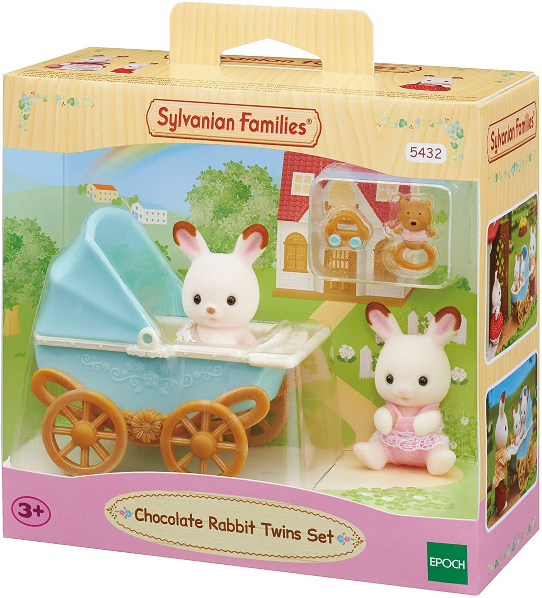 Sylvanian Families Chocolate Rabbit Twins Set