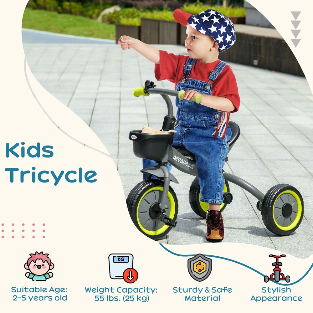 Kids Tricycle for 2-5 Years Old (Black)