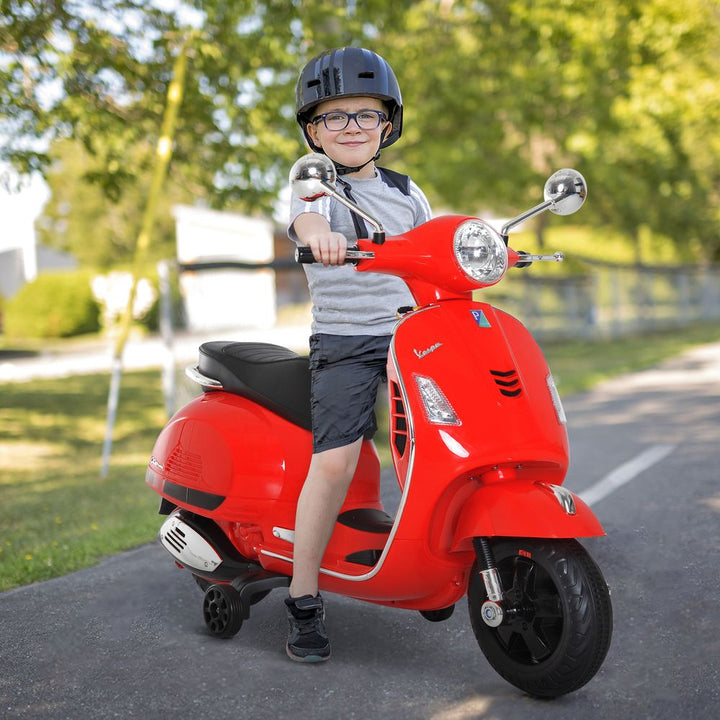 Vespa Motorcycle Kids 6V Ride On