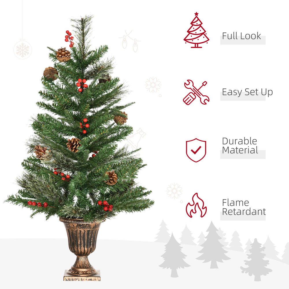 2 Piece 3' Artificial Christmas Trees