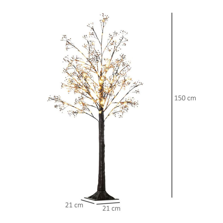 5ft Artificial Tree with Warm White LED Lights