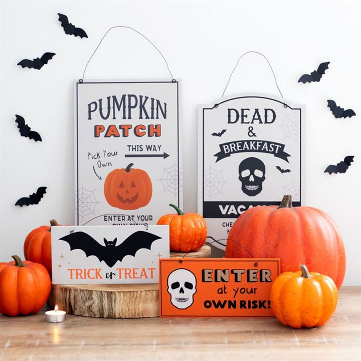 Pumpkin Patch Hanging Sign