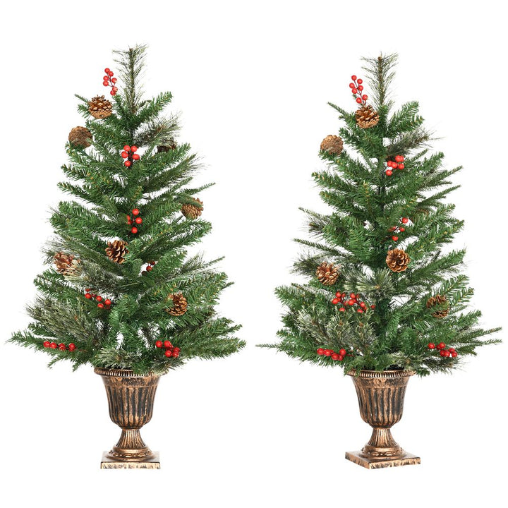 2 Piece 3' Artificial Christmas Trees