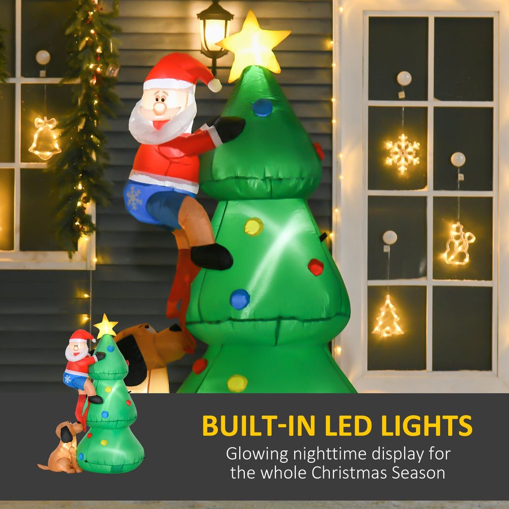 1.8m Inflatable LED Christmas Tree Decoration