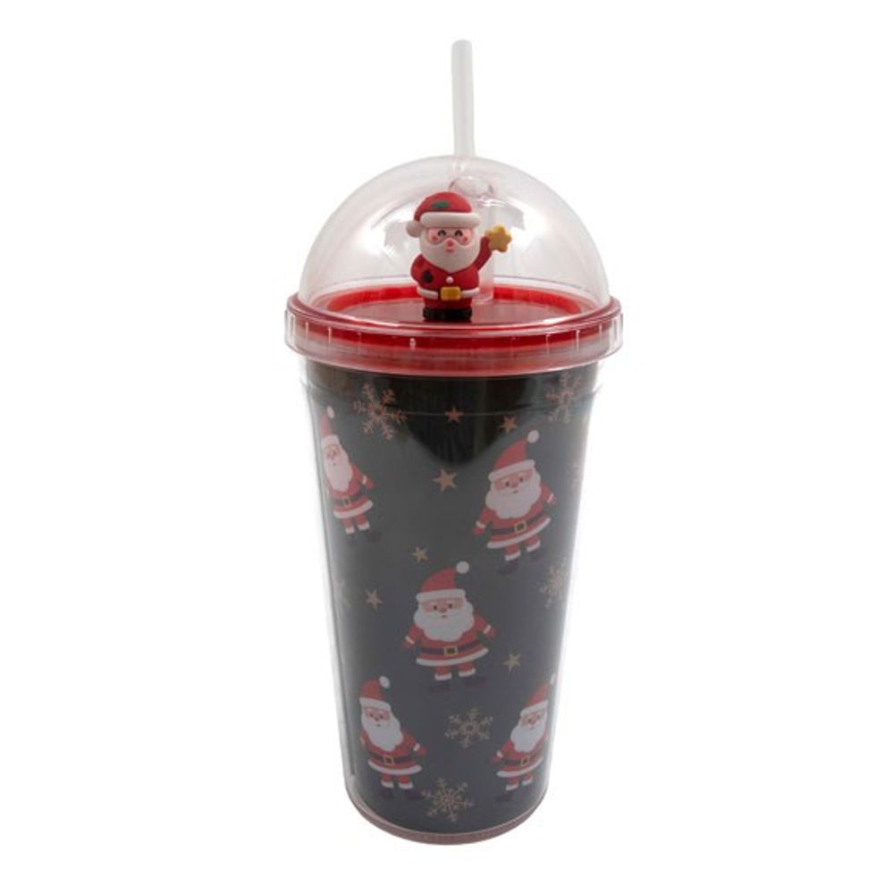 Snowman and Santa Christmas Tumbler