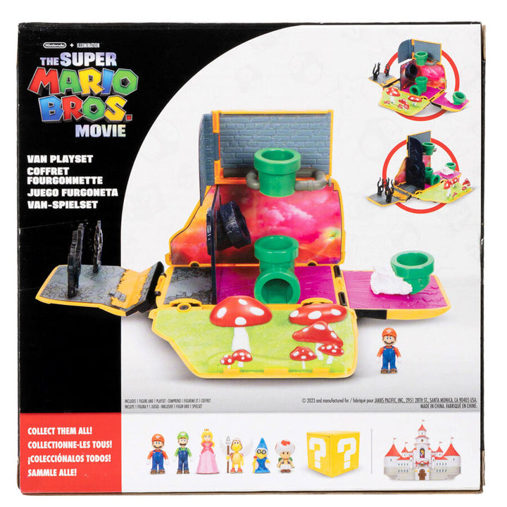 Super Mario Bros Movie Mini Van Playset