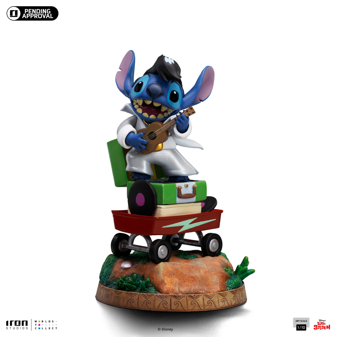 Iron Studios Lilo & Stitch Stitch (King of Rock) 1/10 Art Scale Limited Edition Statue