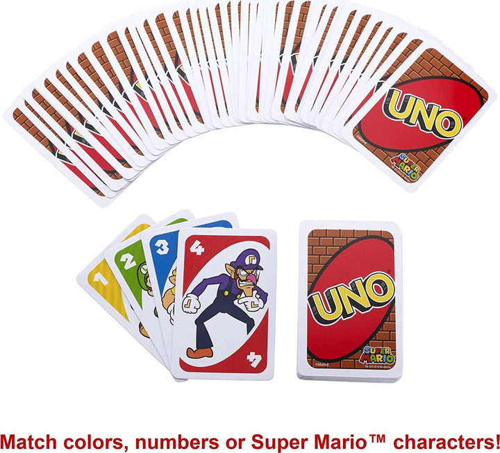 Uno Super Mario Bros Card Game