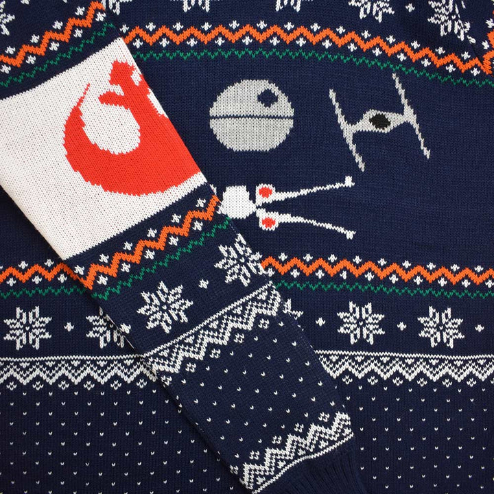 Official Star Wars X-Wing Vs. Tie Fighter Unisex Christmas Jumper
