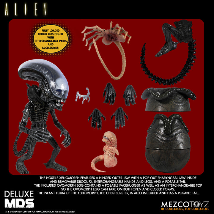 Alien Mezco Designer Series Deluxe Alien Set 7" Action Figure