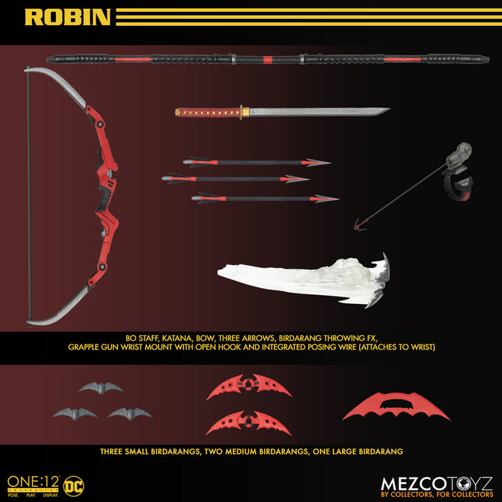 Mezco DC Comics One:12 Collective Robin Action Figure