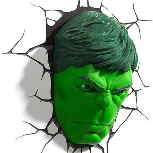 Marvel Hulk Face Wall 3D Deco Light