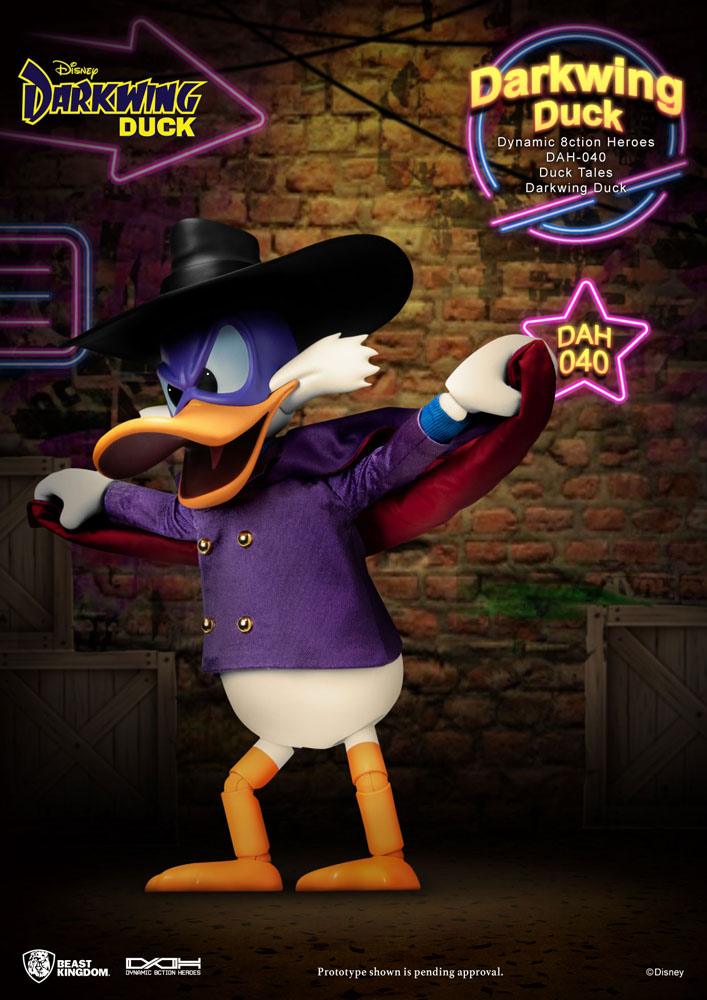 Darkwing Duck Dynamic 8ction Heroes Action Figure 1/9 Scale Darkwing Duck