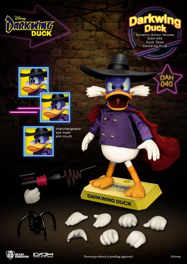 Darkwing Duck Dynamic 8ction Heroes Action Figure 1/9 Scale Darkwing Duck