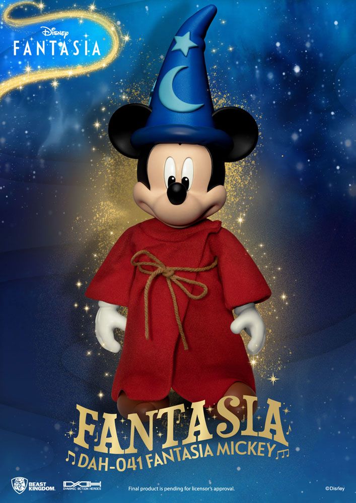 Disney Classic Dynamic 8ction Heroes Action Figure 1/9 Scale Mickey Fantasia