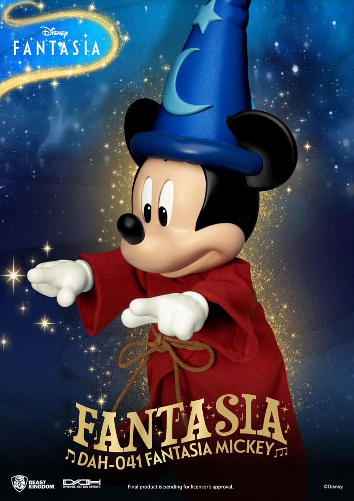 Disney Classic Dynamic 8ction Heroes Action Figure 1/9 Scale Mickey Fantasia