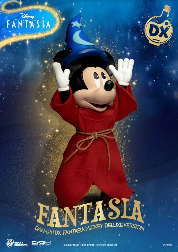 Disney Classic Dynamic 8ction Heroes Action Figure 1/9 Scale Mickey Fantasia Deluxe Version