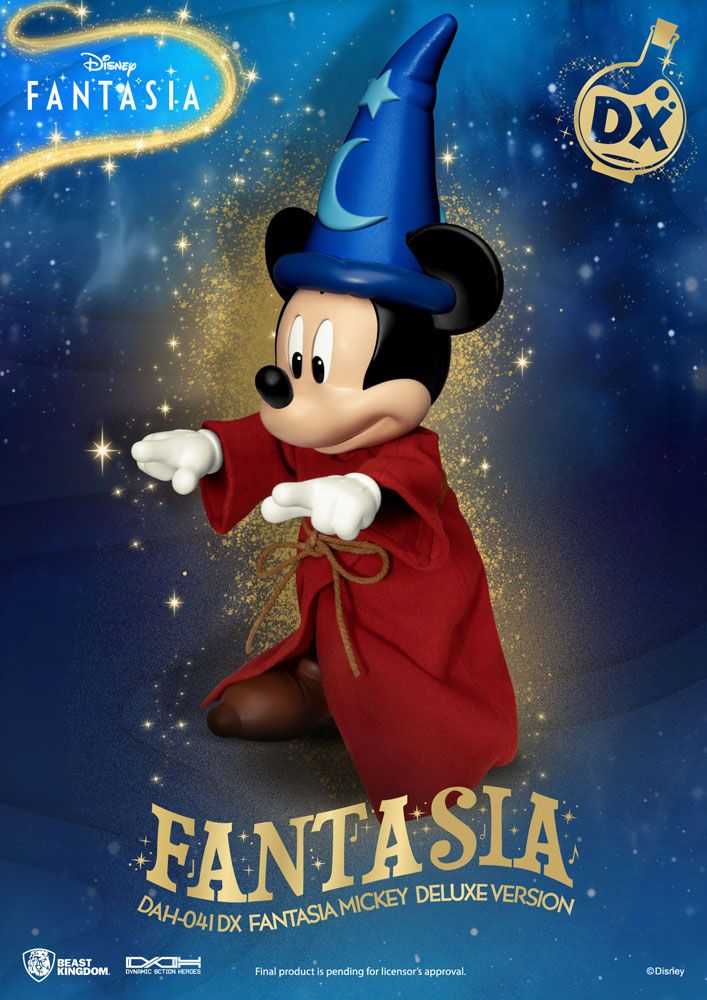 Disney Classic Dynamic 8ction Heroes Action Figure 1/9 Scale Mickey Fantasia Deluxe Version