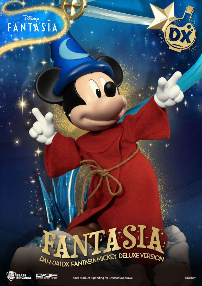 Disney Classic Dynamic 8ction Heroes Action Figure 1/9 Scale Mickey Fantasia Deluxe Version