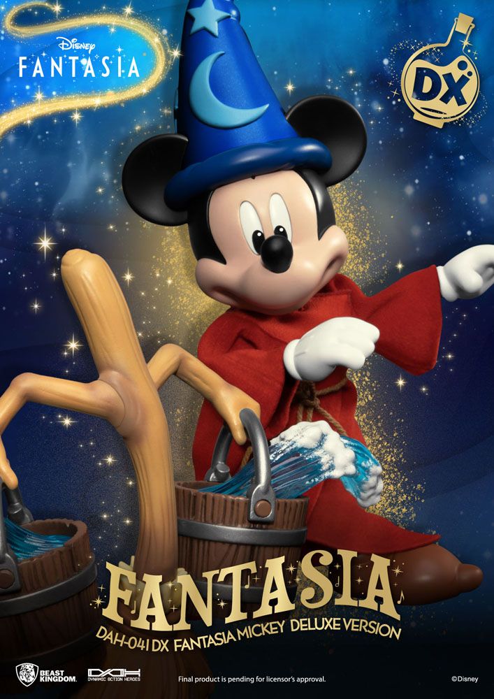 Disney Classic Dynamic 8ction Heroes Action Figure 1/9 Scale Mickey Fantasia Deluxe Version