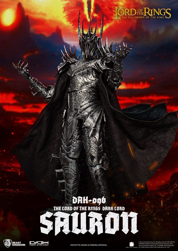 The Lord of the Rings Dynamic 8ction Heroes Dark Lord Sauron Action Figure