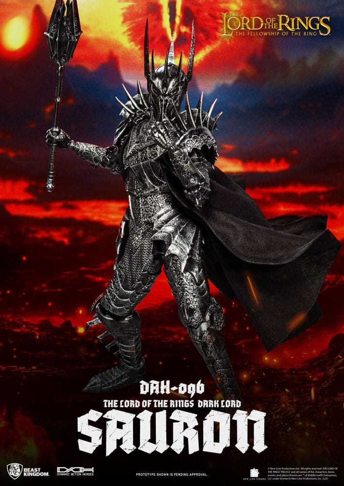 The Lord of the Rings Dynamic 8ction Heroes Dark Lord Sauron Action Figure