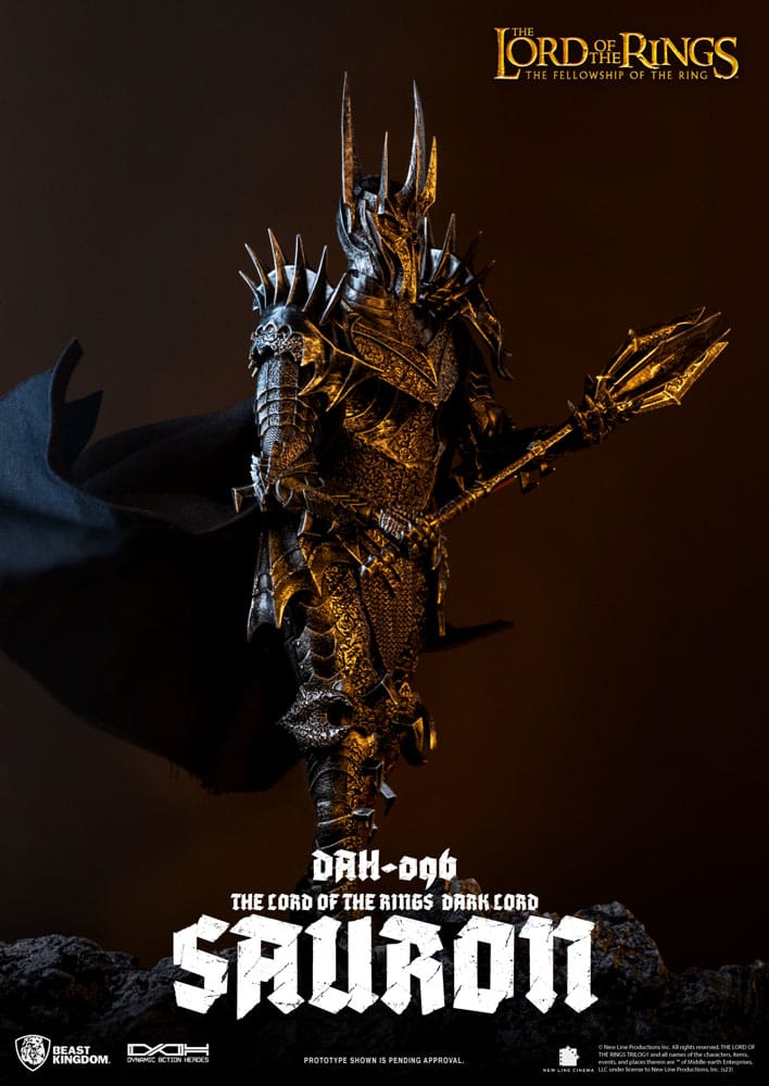 The Lord of the Rings Dynamic 8ction Heroes Dark Lord Sauron Action Figure