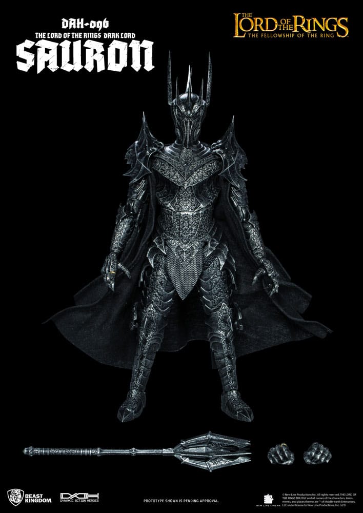 The Lord of the Rings Dynamic 8ction Heroes Dark Lord Sauron Action Figure