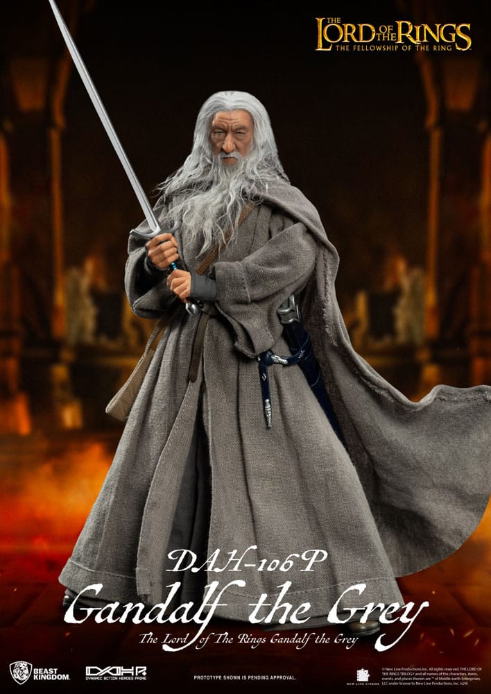 The Lord of the Rings Dynamic 8ction Heroes Gandalf the Grey Limited Edition Action Figure