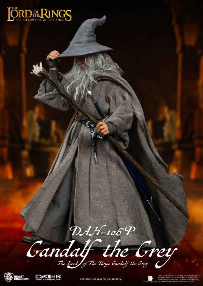 The Lord of the Rings Dynamic 8ction Heroes Gandalf the Grey Limited Edition Action Figure