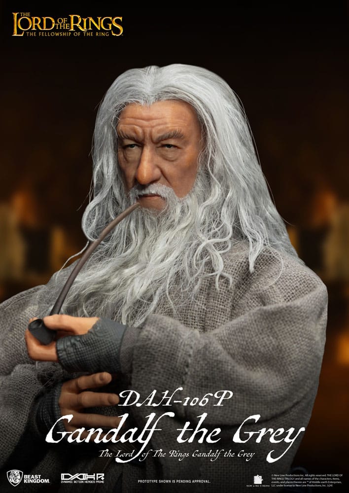 The Lord of the Rings Dynamic 8ction Heroes Gandalf the Grey Limited Edition Action Figure